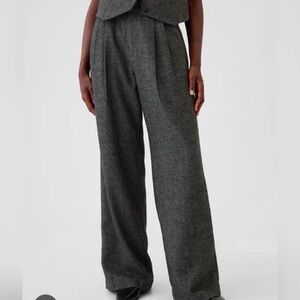 GAP Charcoal Wide-Leg Women's Pants